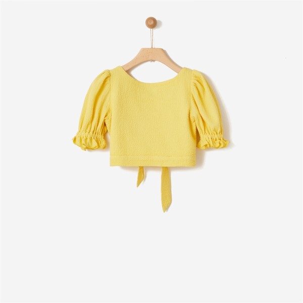 ΜΠΛΟΥΖΑ TOP ΜΕ ΒΟΛΑΝ  ΚΙΤΡΙΝΟ ΧΡΩΜΑ 42080429034 YELL-OH! 