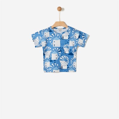 ΜΠΛΟΥΖΑ WINDMILLS ΓΑΛΑΖΙΑ ALLOVER 41081306015 YELL-OH!