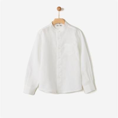 ΠΟΥΚΑΜΙΣΟ ΛΙΝΟ ΛΕΥΚΟ 42081209000 YELL-OH!