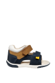 GEOX ΠΑΙΔΙΚΑ ΠΑΠΟΥΤΣΙΑ NAVY/CARAMEL ΑΓΟΡΙΟΥ B556EB 022CL C4152