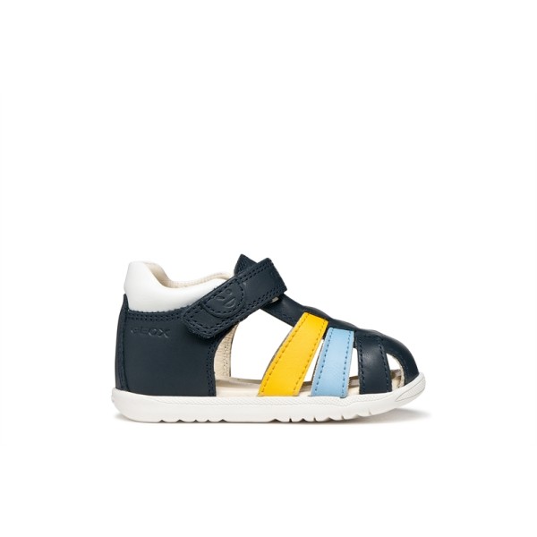 GEOX ΠΑΙΔΙΚΑ ΠΑΠΟΥΤΣΙΑ NAVY/YELLOW ΑΓΟΡΙΟΥ B254VA 08554 C4229