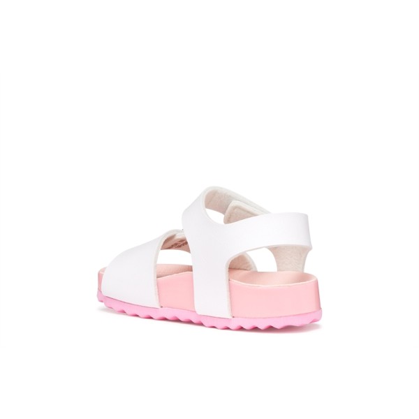 GEOX ΠΑΙΔΙΚΑ ΠΑΠΟΥΤΣΙΑ ΚΟΡΙΤΣΙΟΥ ΛΕΥΚΟ/ΡΟΖ   B652RA 000BC C0406