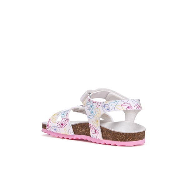 GEOX ΠΑΙΔΙΚΑ ΠΑΠΟΥΤΣΙΑ  ΡΟΖ/ΛΕΥΚΟ ΚΟΡΙΤΣΙΟΥ J158MC 000FC C1364