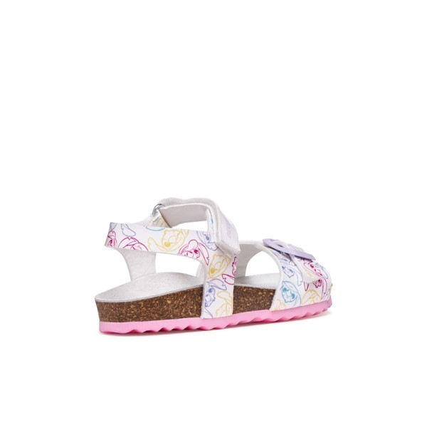 GEOX ΠΑΙΔΙΚΑ ΠΑΠΟΥΤΣΙΑ  ΡΟΖ/ΛΕΥΚΟ ΚΟΡΙΤΣΙΟΥ J158MC 000FC C1364