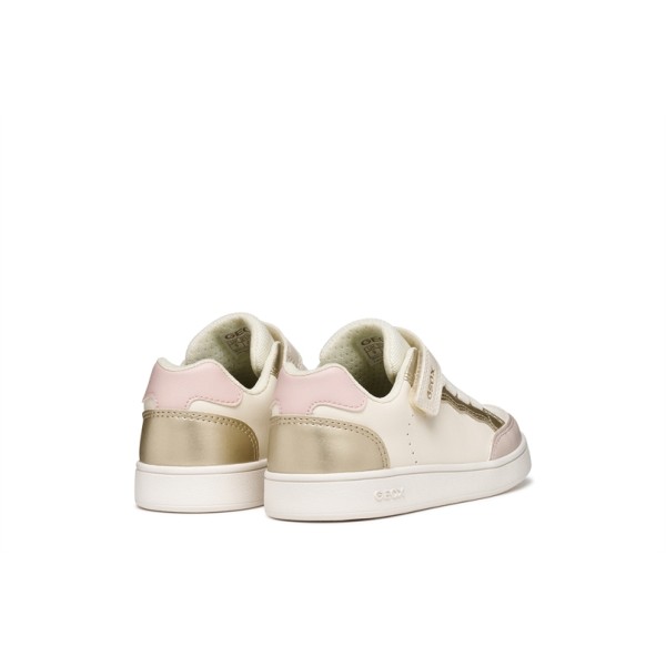 GEOX ΠΑΙΔΙΚΑ ΠΑΠΟΥΤΣΙΑ ΚΟΡΙΤΣΙΟΥ GOLD  J65LRB 054AJ C1M2X 