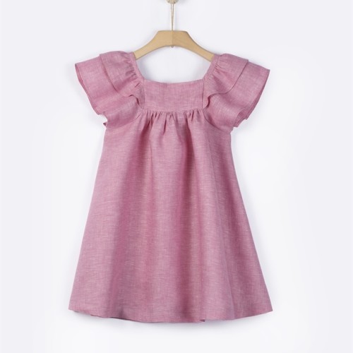Kleia Λινό Φόρεμα- Chateau Rose  YELL-OH! 41310340029