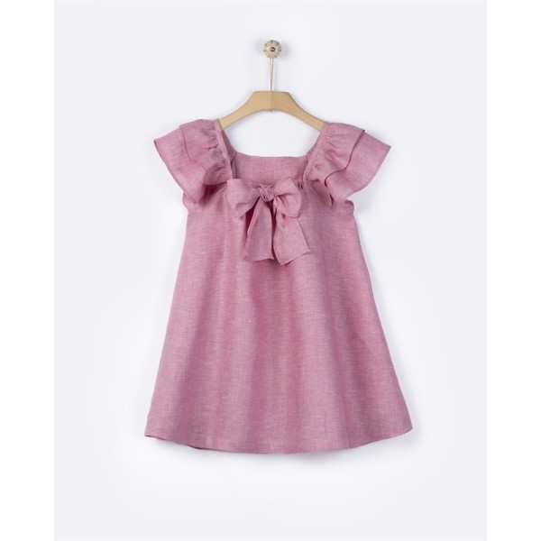 Kleia Λινό Φόρεμα- Chateau Rose  YELL-OH! 41310340029