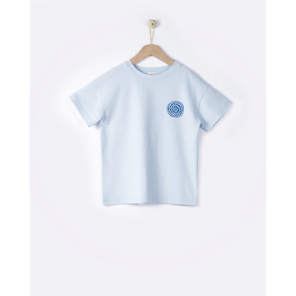  Fivos T-shirt με Τύπωμα - Aether Blue YELL-OH! 42311121225