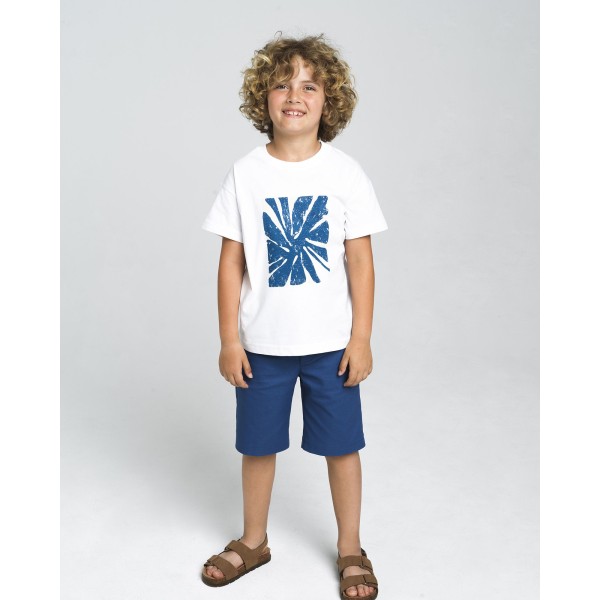 Fivos T-shirt με Τύπωμα White  YELL-OH! 42311121228