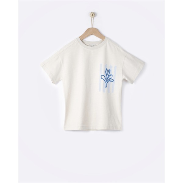 Thalos T-shirt με Τύπωμα - Beige YELL-OH!  42311121247