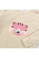 Μπλούζα κοριτσιού φούτερ βαμβακερή σε μπεζ χρώμα με σχέδιο στο μπροστινό μέρος αρκουδάκι της εταιρίας Dirkje