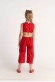 T7018 The Ruby Circle Cut Jumpsuit for Young Kids