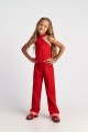 T7019 The Ruby TC Set with Scarf Top & Wide Leg Pants for Kids
