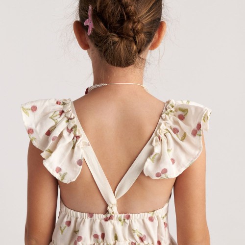 T7079 Summer Tart 3-Layer Ruffle Dress for Kids