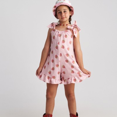 T7082 Summer Tart Ruffles Playsuit for Kids