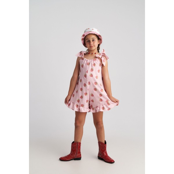 T7082 Summer Tart Ruffles Playsuit for Kids