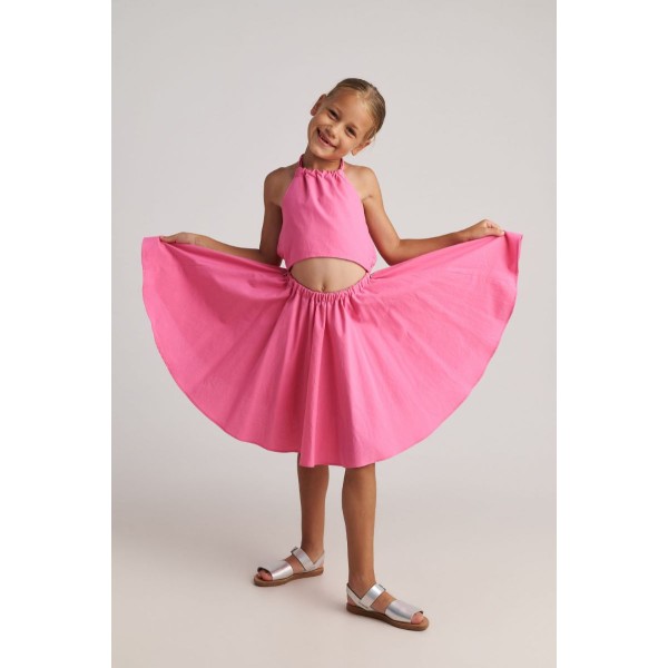 T7113 Bubblegum Forest 2-Piece Circle Dress
