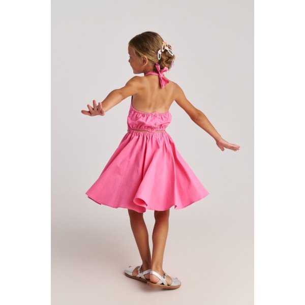 T7113 Bubblegum Forest 2-Piece Circle Dress