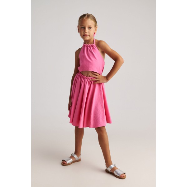 T7113 Bubblegum Forest 2-Piece Circle Dress