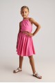 T7113 Bubblegum Forest 2-Piece Circle Dress