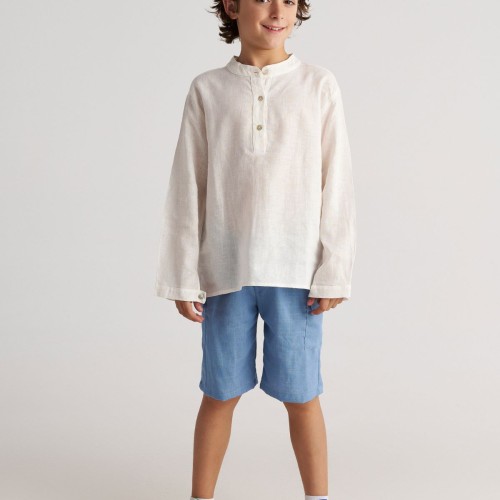 T7311 Sea Salt Cargo Long Shorts