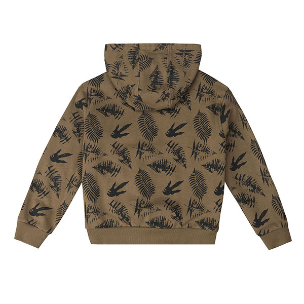 Ζακέτα αγοριού χρώμα χακί/γαλάζιο UBS2 H219557_999