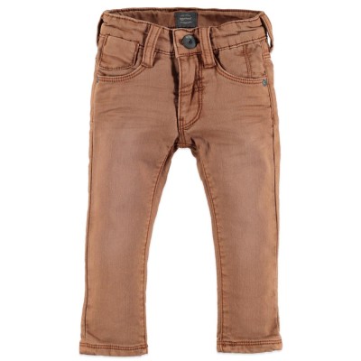 Παντελόνι αγοριού jeans πολύ μαλακό σε καφέ-ταμπά χρώμα με τσέπες της εταιρία Babyface