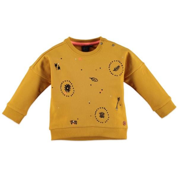 Μπλουζάκι κοριτσιού σε κίτρινο χρώμα με σχέδιο στο μπροστινό μέρος της εταιρίας Babyface