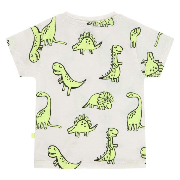 T-shirt βρεφικό σε λευκό χρώμα με σχέδιο δεινοσαυράκια της εταιρίας Babyface 