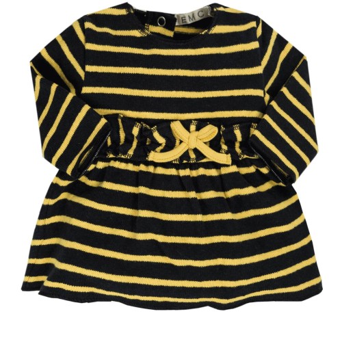 Φορεμα κοριτσιού ριγέ κίτρινο/μπλε EMC  AA4615202202