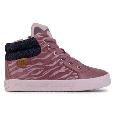 Μποτάκι για κορίτσι Suede ροζ -Geox B Kilwi