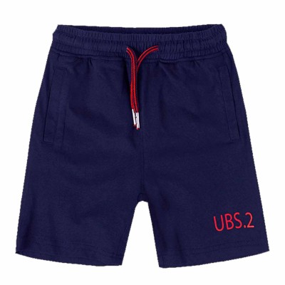 Σορτσάκι μαυρο βαμβακερο με τύπωμα και τσέπες ubs2 