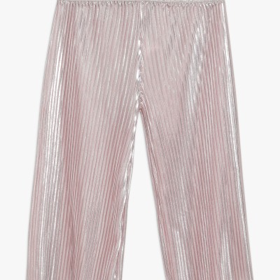 Παντελονα ζιπ κιλοτ πλισέ ροζ απαλό κορίτσι 3pommes