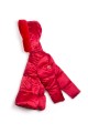 Μπουφάν κοριτσιού σε κόκκινο χρώμα με τσέπες στο μπροστινό μέρος,κλείνει με φερμουάρ,διαθέτει γούνινη κουκούλα της εταιρίας  Coconudina