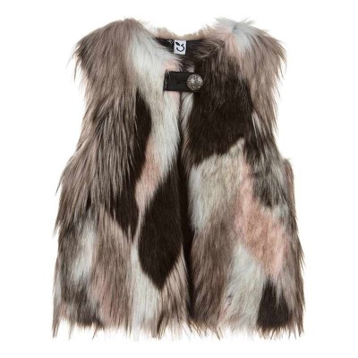 Γιλέκο κοριτσιού γούνινο με σχέδια 3Pommes