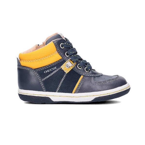 Παπούτσι αγοριού Navy / Yellow - GEOX - Baby Flick Boy 