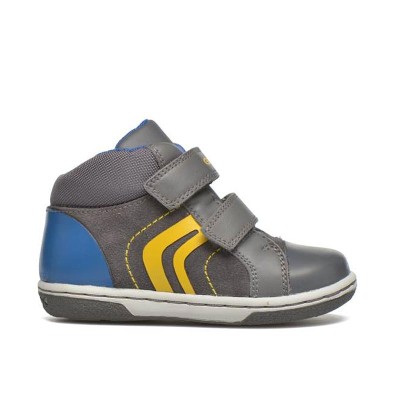 Παπούτσι αγοριού Grey / Yellow - GEOX - B. Flick Boy 