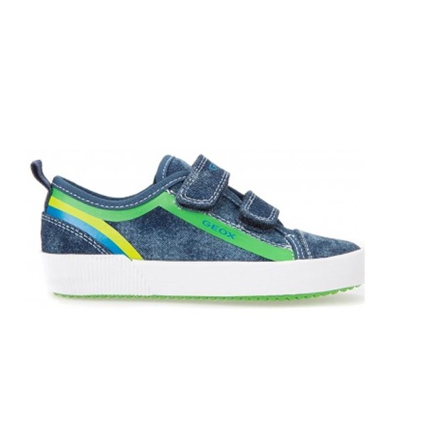 Παπούτσι αγοριού Sneakers Blue jeans / Green - GEOX - J KILWI B