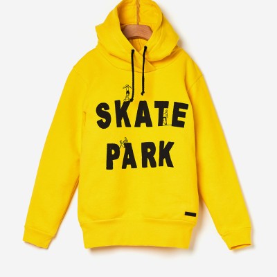 Φούτερ αγοριού Skate με κουκούλα σε κίτρινο χρώμα της εταιρίας YELL-OH! 42171210084