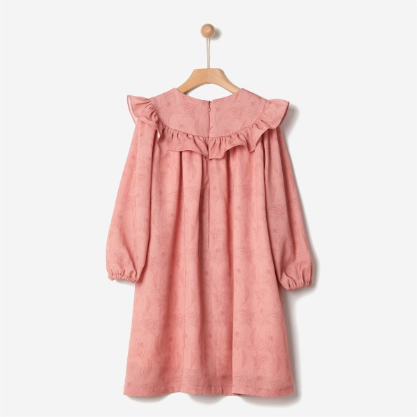 ΦΟΡΕΜΑ ΚΟΡΙΤΣΙΟΥ TENCEL FLOWERS ΣΕ ΡΟΖ- ΣΟΜΩΝ 42190340039 YELL-OH!